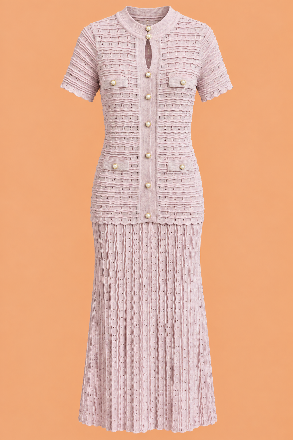 Blush Knit Dress