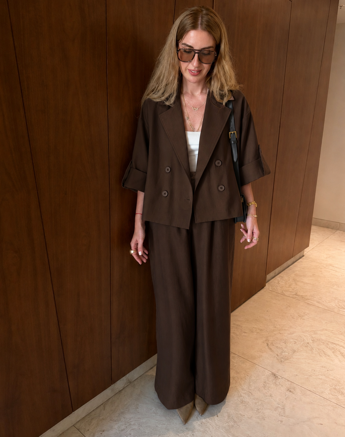 Oversized Brown Set