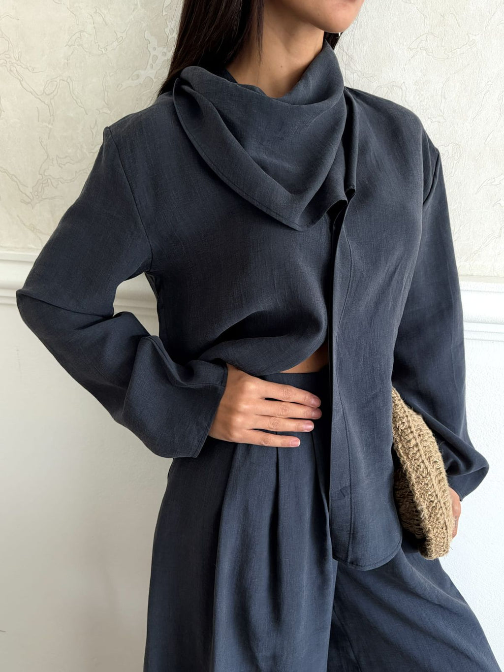 Slate Drape Set